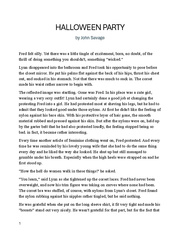 Halloween Party (John Savage's Notebook 5)