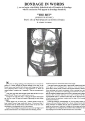The Bet (Part 1) (B. Parade 07)