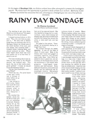 Rainy Day Bondage by Sheena Loveland (B. Life 54)