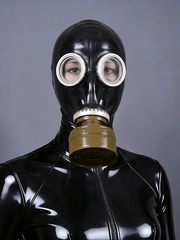 Gas Mask Latex Girls