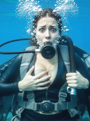 Underwater masturbation (AI) 2