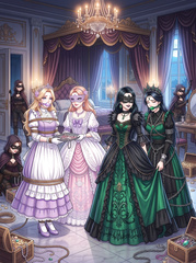 Two princesses kidnapped and impersonated