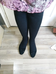 Cuffed again in new pantyhose