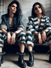 Shackled prisonners