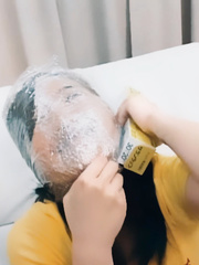 girl suffering