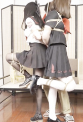 2 asian girls bondage