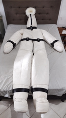 Sheepskin bondagesuit / prisonsuit