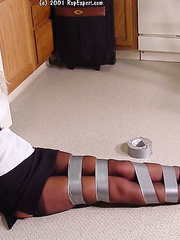 Summer office lady taped