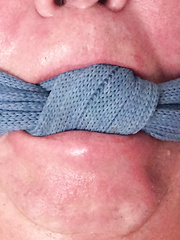 Tied up at a friends