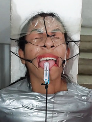 Mummified For Lesbian Spitting - Selfgags