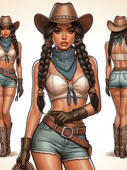Annabelle, the Caribbean Cowgirl Princess
