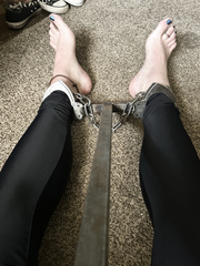 Wife loves to shackle husband