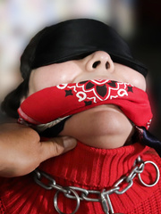 Sweet P Red Turtleneck Bondage Blow