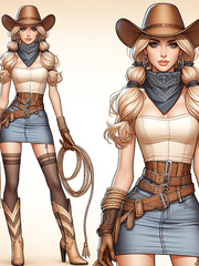Cleopatra, the Cowgirl Princess of Egypt