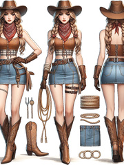 Chiara, the Cowgirl Princess of Italy