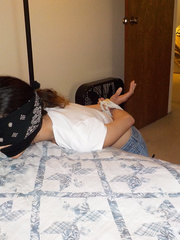 Asian Gagged in a Crop Top